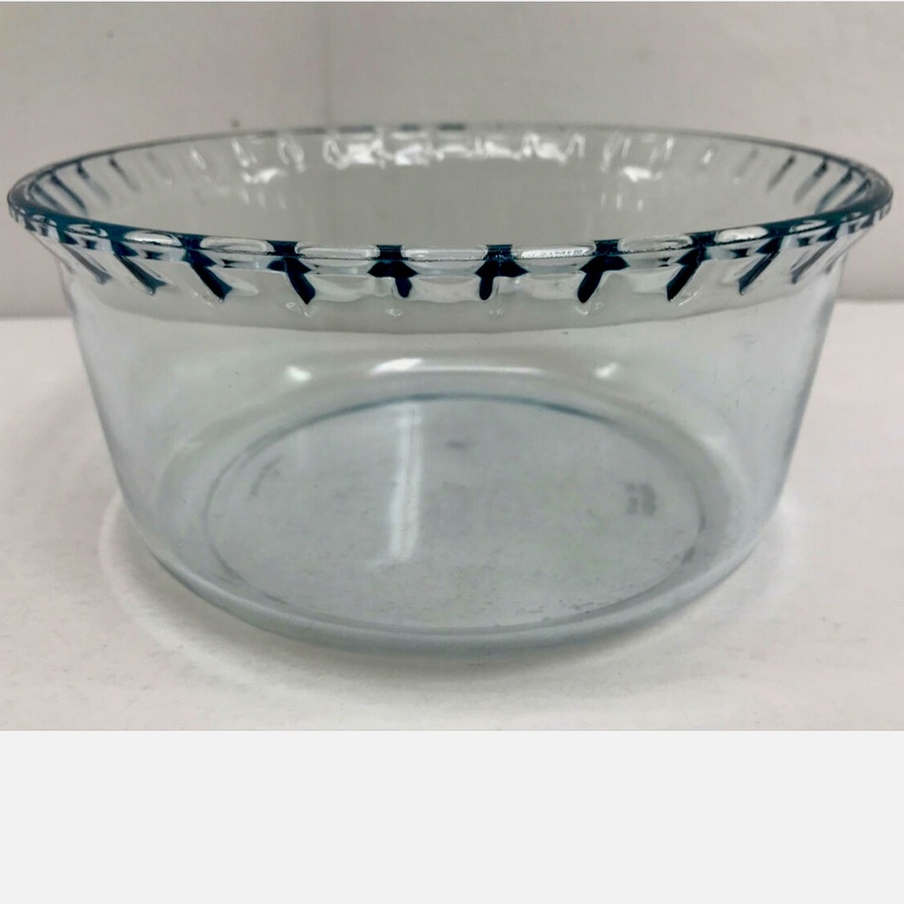 Marinex Blue Tint Glass Casserole Kitchen Serving Bowl